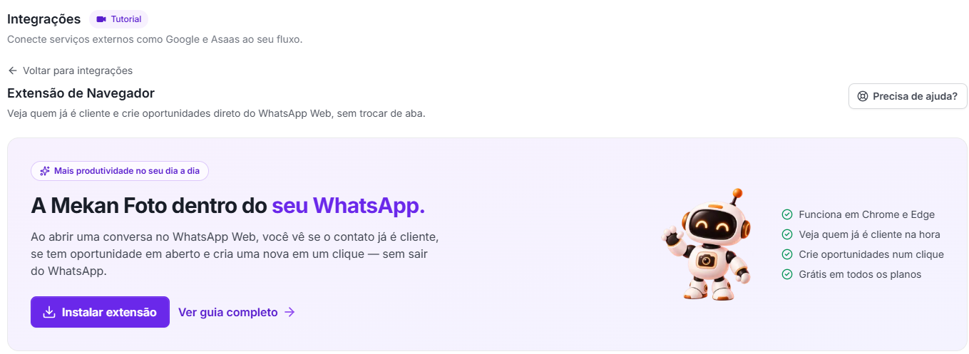Imagem da novidade: A Extensão para Navegador chegou!