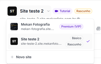 Imagem da novidade: Crie mais de 1 site para seu negócio