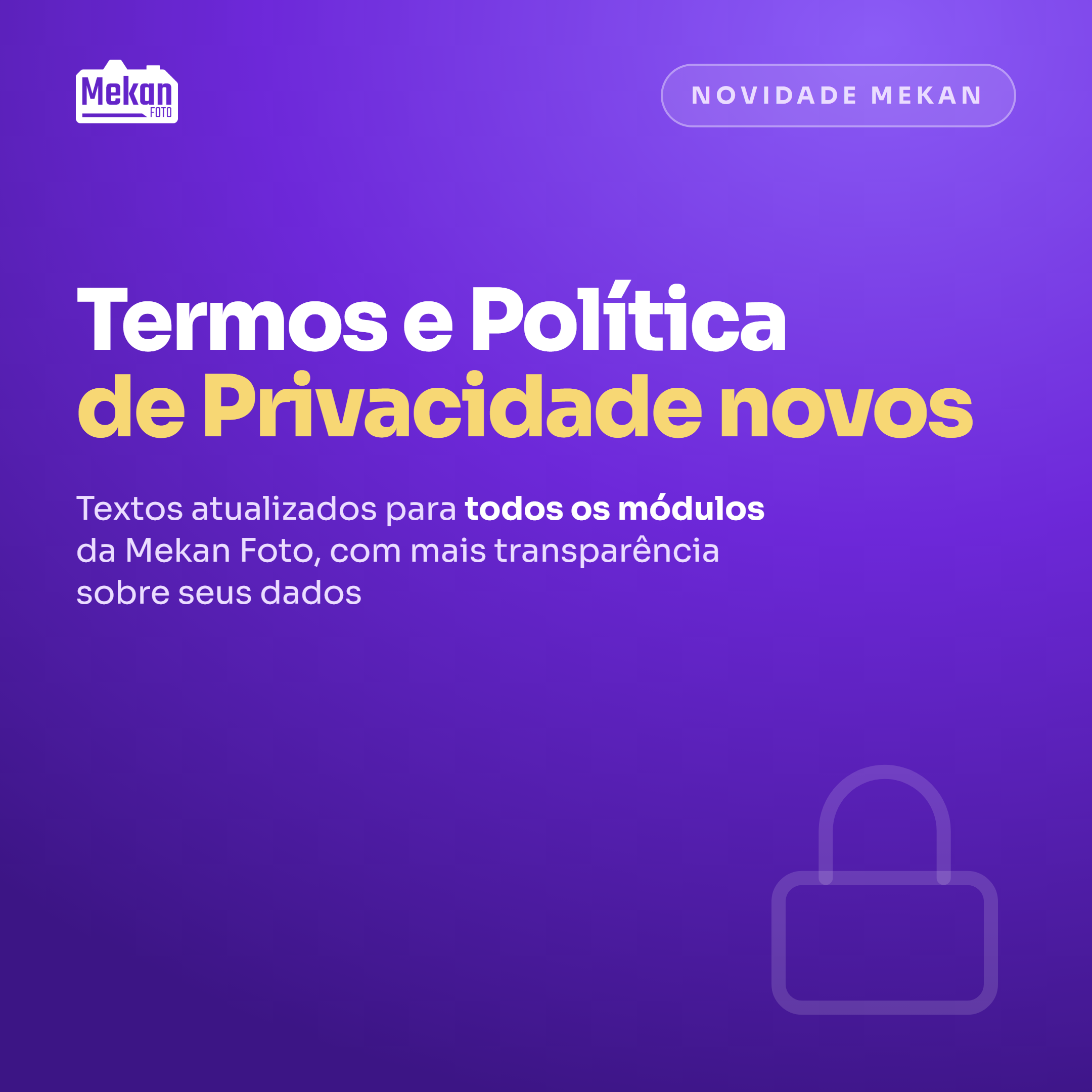 Imagem da novidade: Atualizamos nossos Termos de Uso e Política de Privacidade